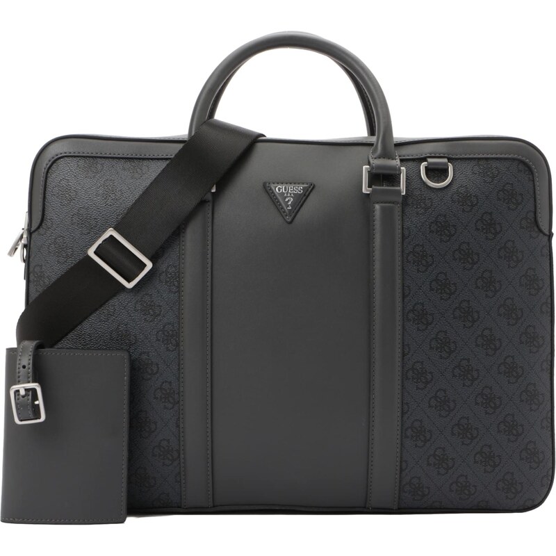 GUESS Taška na notebook MILANO černá