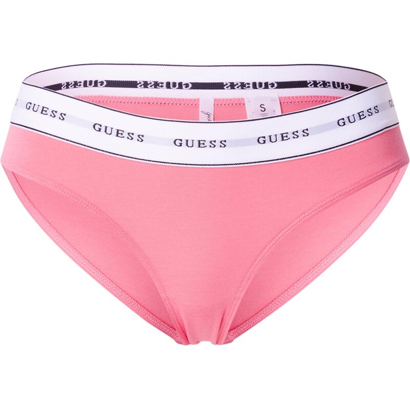 GUESS Kalhotky CARRIE pink / bílá 114782205