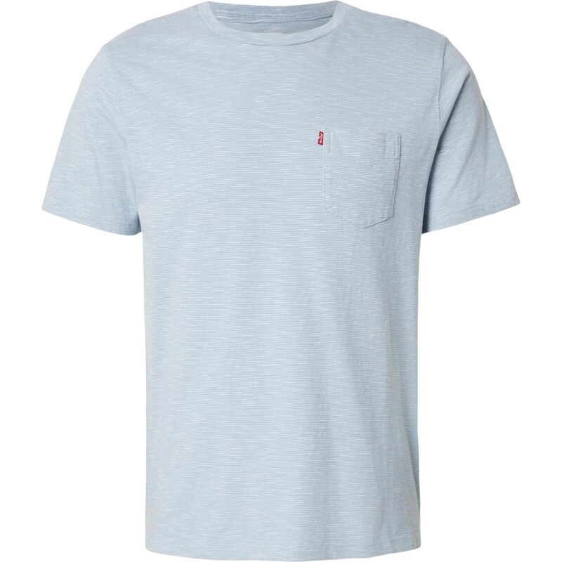 LEVIS  Tričko CLASSIC POCKET světlemodrá / offwhite
