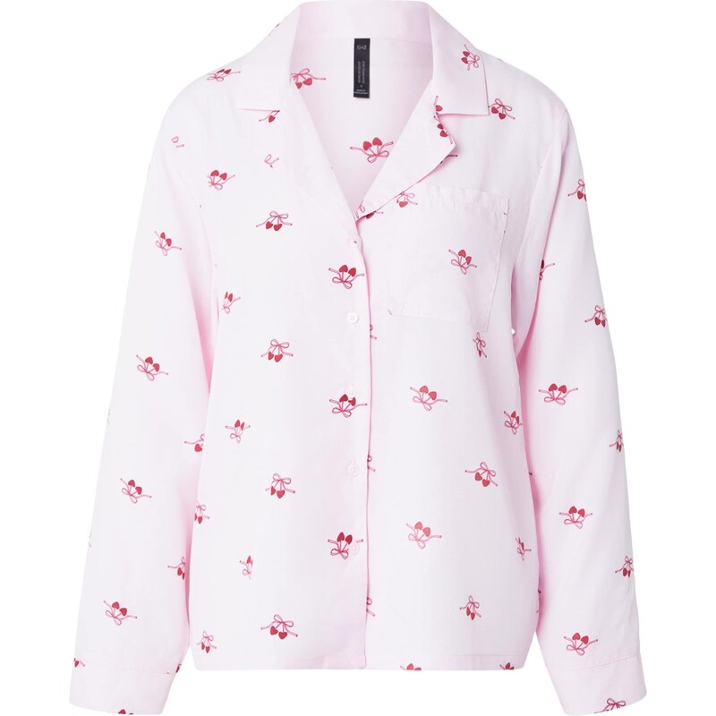 Hunkemöller Tričko na spaní Cherry pink