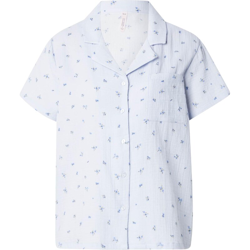 Hunkemöller Tričko na spaní královská modrá / světlemodrá /