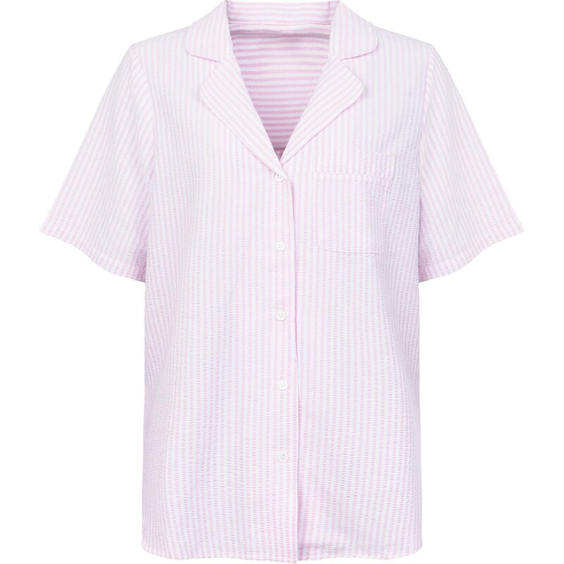 Dorina Tričko na spaní pink / bílá