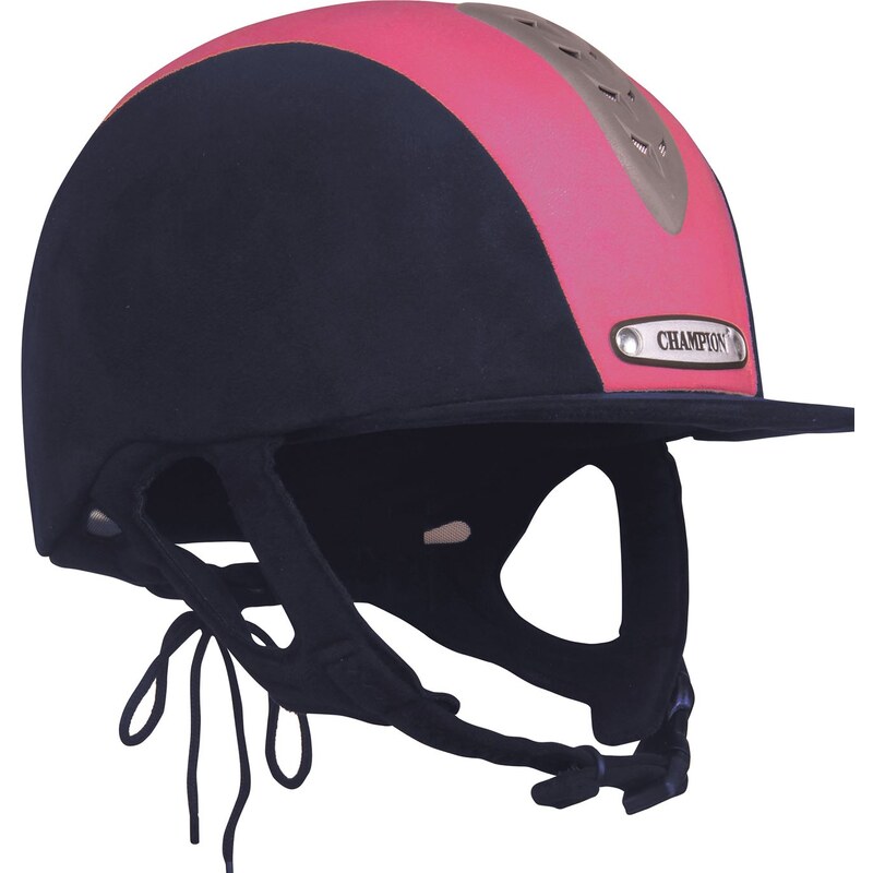 Champion X Air Riding Hat Junior Girls, navy/pink