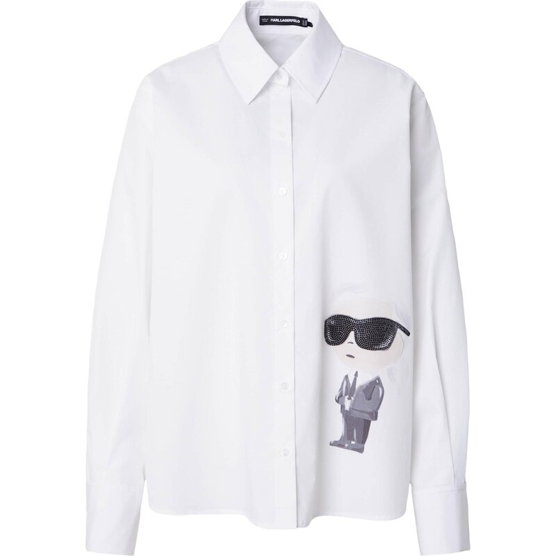 Karl Lagerfeld Halenka IKON AQUARELLE světle béžová / černá / bílá 114782848