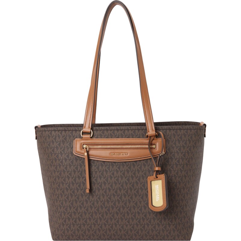 MICHAEL Michael Kors Nákupní taška hnědá / tmavě hnědá