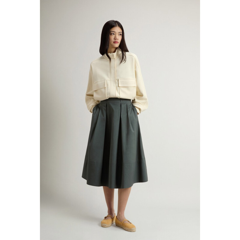 SUKNĚ WOOLRICH COTTON POPLIN SKIRT 114782956
