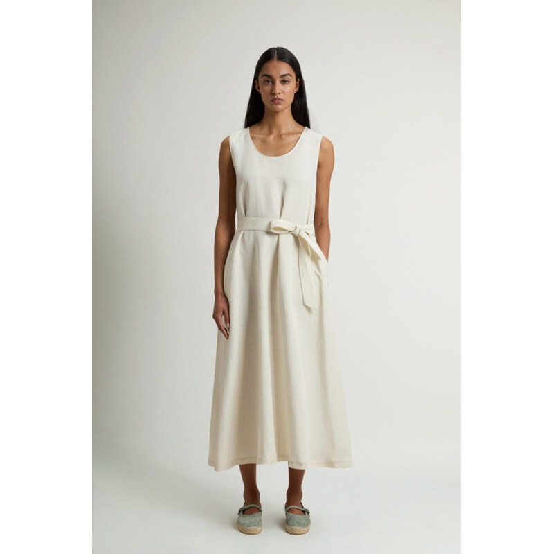 ŠATY WOOLRICH VISCOSE LINEN TANK DRESS 114782971