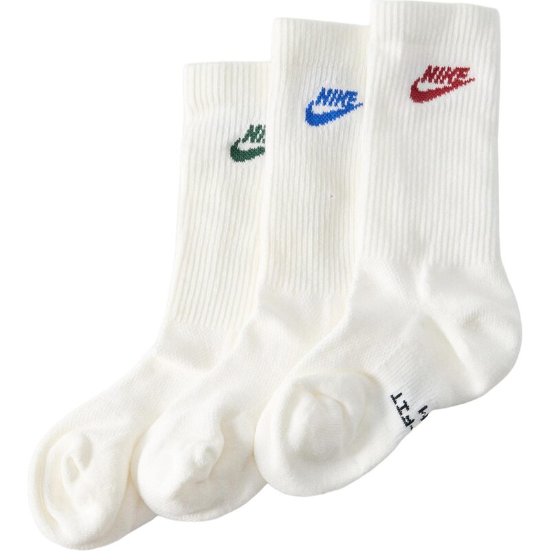 Nike Sportswear Ponožky modrá / zelená / tmavě červená /