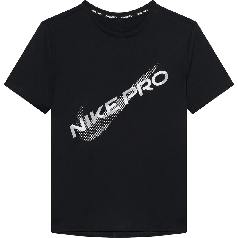NIKE Funkční tričko černá / bílá