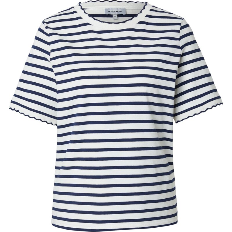 MORE & MORE Tričko námořnická modř / offwhite 114784287