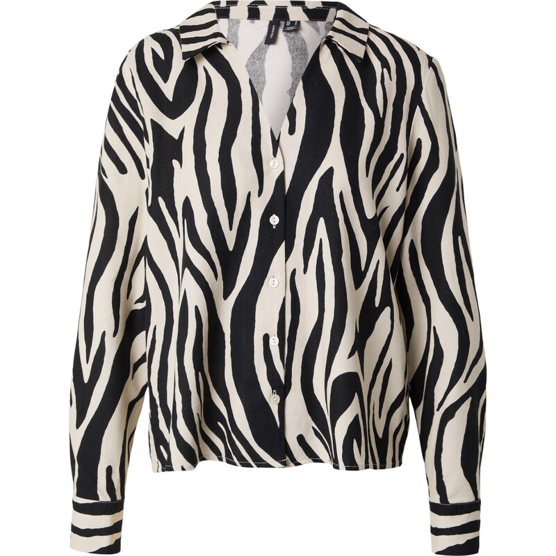 VERO MODA Halenka VMMYMILO režná / černá
