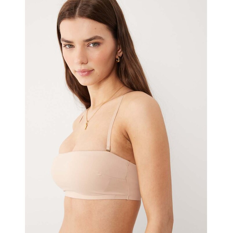 ASOS DESIGN Carla smoothing multiway bandeau bra with removable pads 115521117