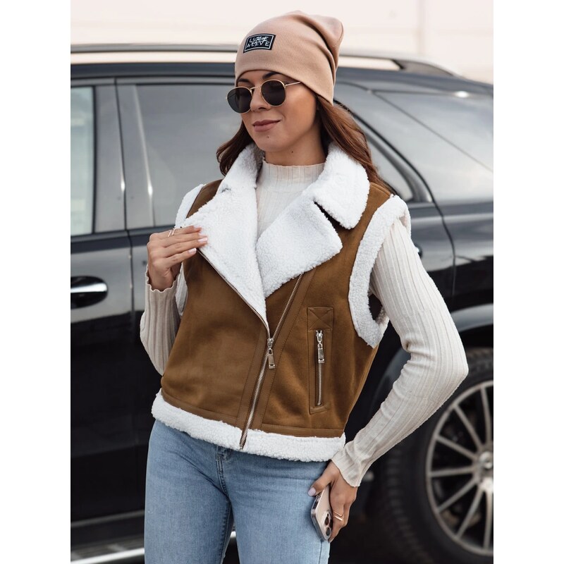 Dámská vesta WOOLZIP Dstreet TY4741