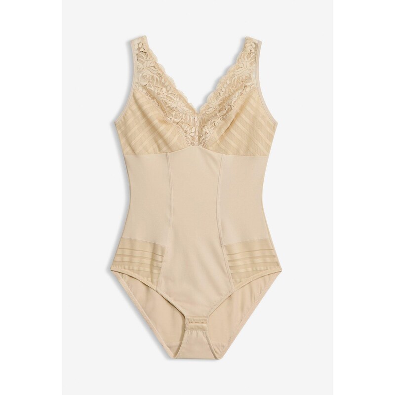 bonprix Stahovací body, střední tvarující efekt béžová Žena 114755531