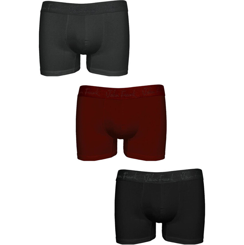 Pánské boxerky model 22080007 3Pack - John Frank