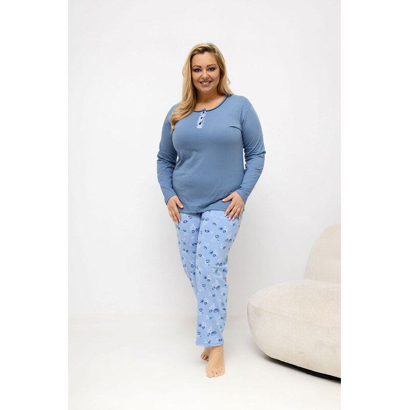Pohodlná pyžama pro plnoštíhlé model 226131 Forever Pink 114787272