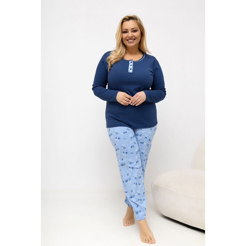 Pohodlná pyžama pro plnoštíhlé model 226132 Forever Pink 114787273