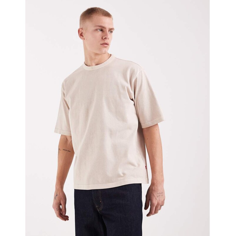 Levis heavyweight Relaxed t-shirt in stone-Neutral