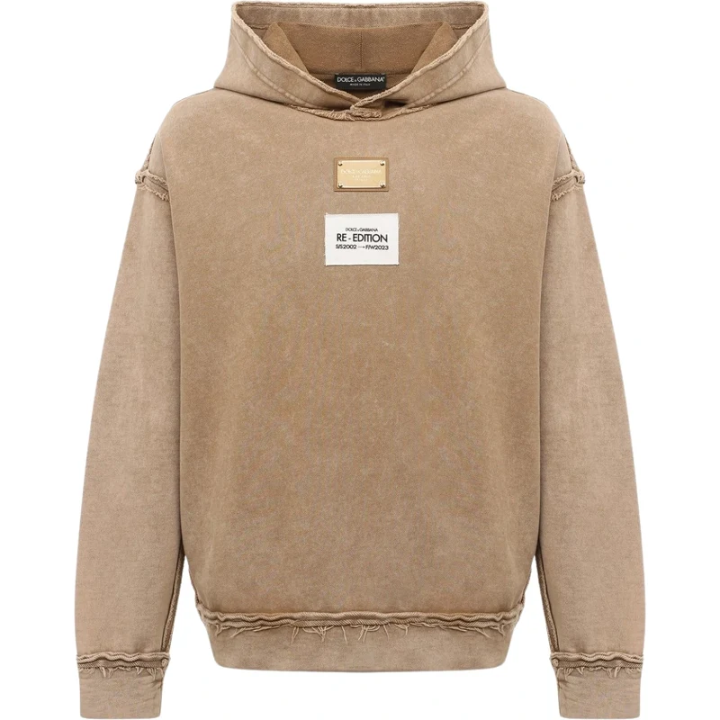 DOLCE & GABBANA Re-Edition Brown mikina