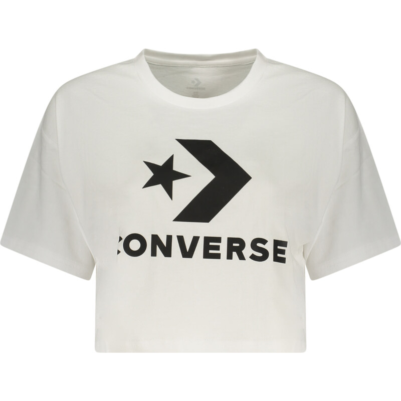 Converse Bílé dámské tričko s krátkým rukávem