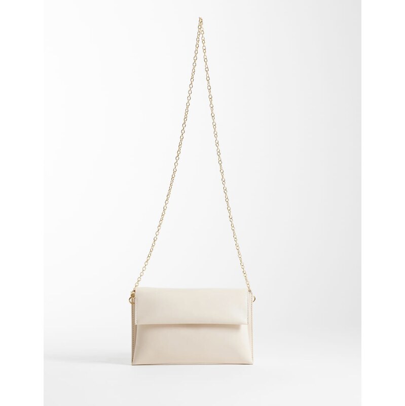 ASOS DESIGN envelope clutch cross body bag with detachable chain strap 114927756