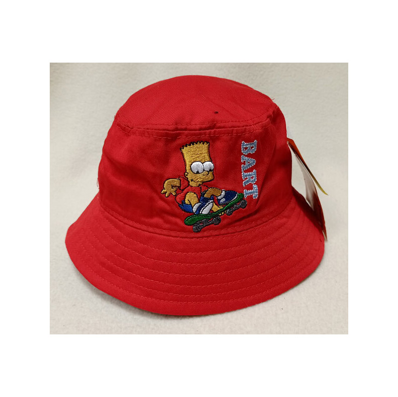 Itálie klobouk dětský červený SIMSON