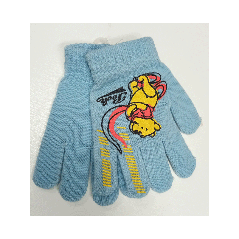 rukavice strečové modré Winnie the POOH RU 045