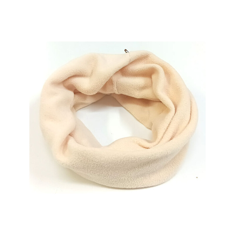 nákrčník, šála fleece zimní béžová 6608.4 114793429