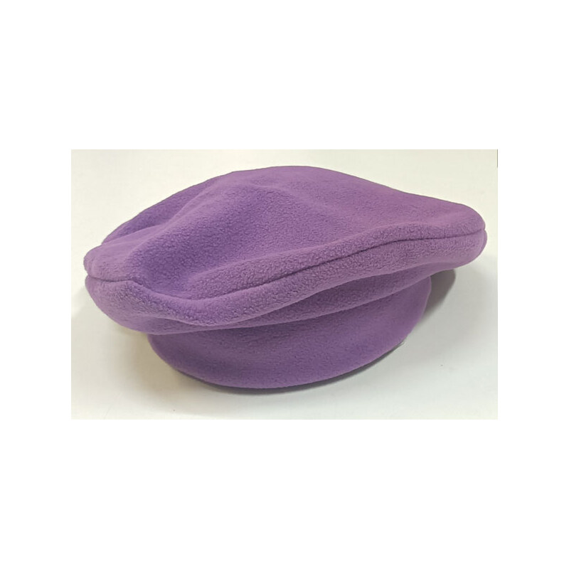 baret fleecový fialový zimní 6415.34