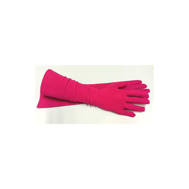 rukavice společenské dlouhé pink, růžové 48371