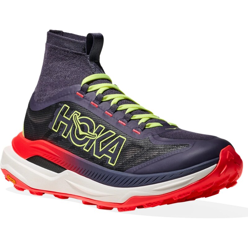 Hoka Tecton X 3 M 1155112-TTW -squid ink/neon flame
