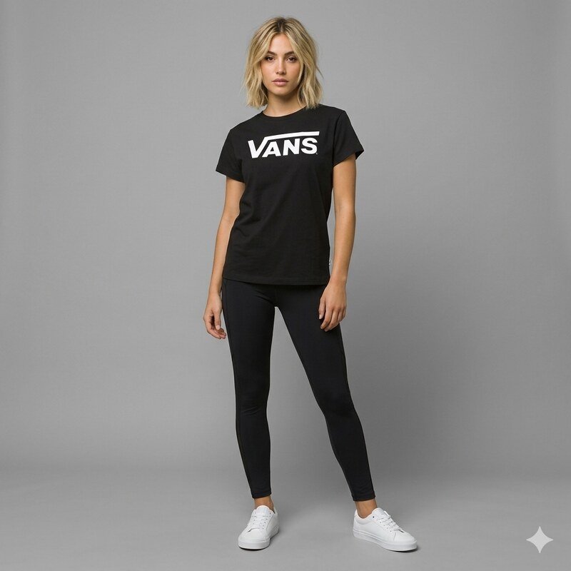 Vans WM Flying V Crew Tee FLYING V Black