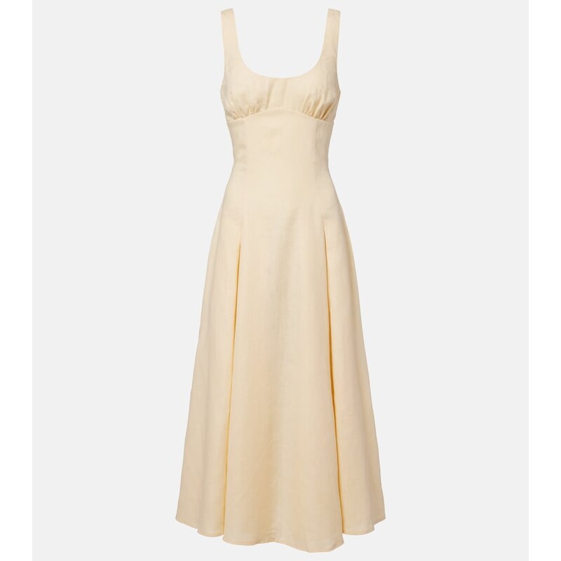 Faithfull Esme linen midi dress