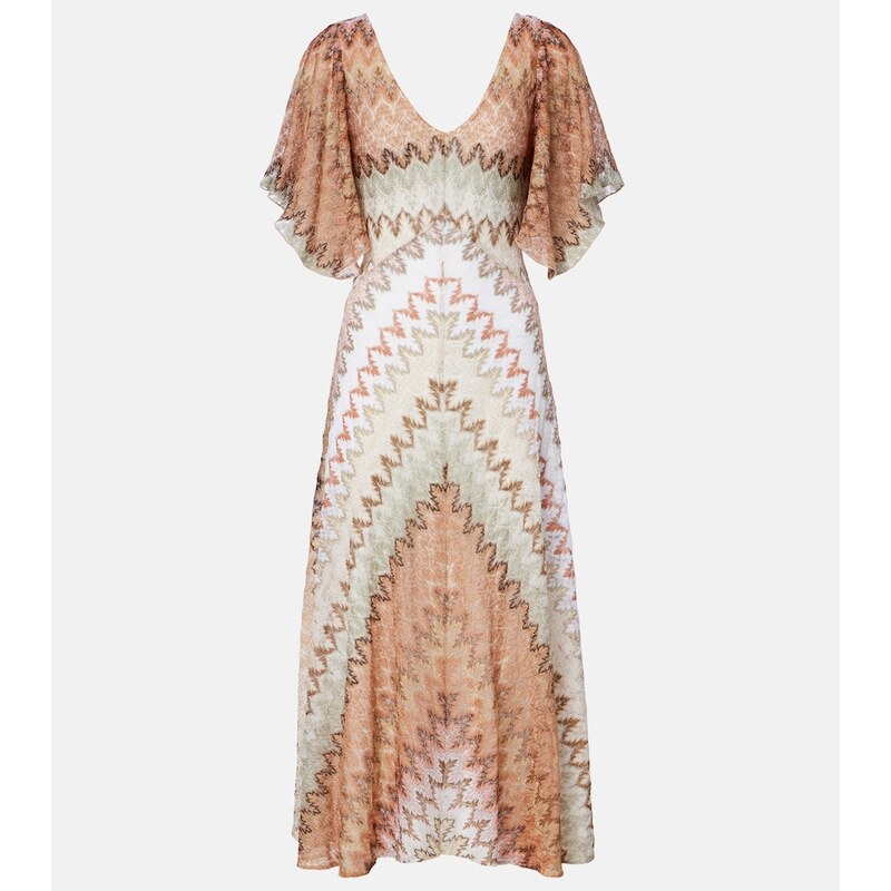 Missoni LamÃ midi dress