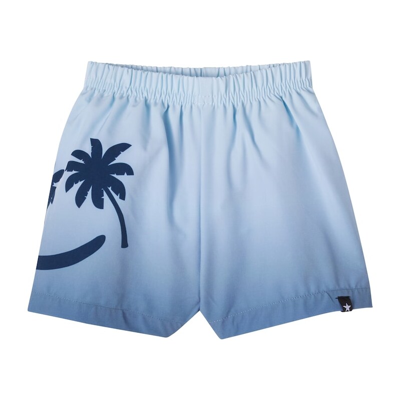 Molo Baby Newton printed swim trunks