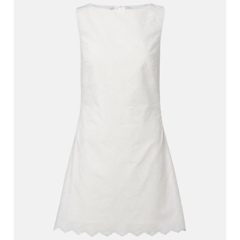 Faithfull Breta broderie anglaise minidress