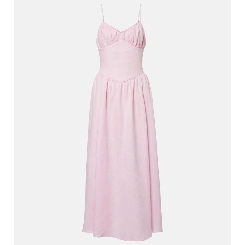 Faithfull Vares linen maxi dress