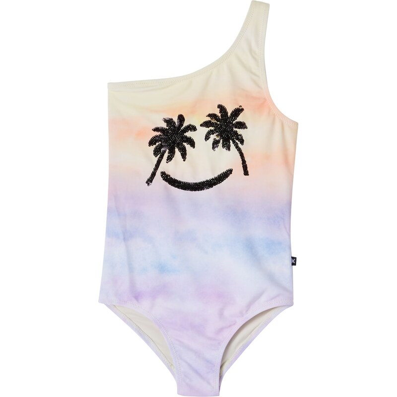 Molo Nai one-shoulder tie-dye swimsuit