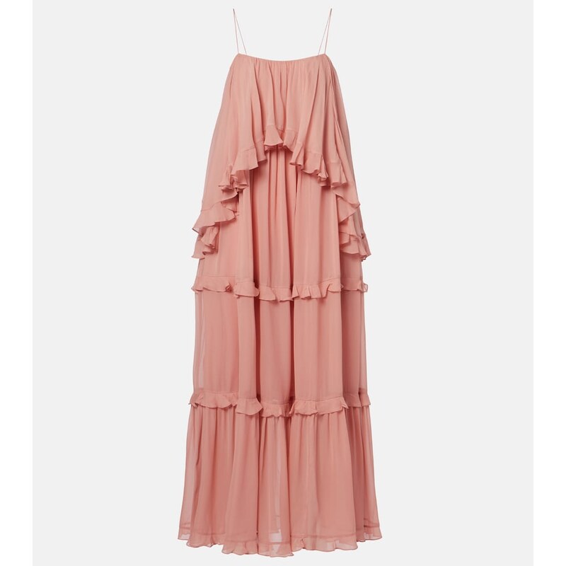 Zimmermann Luna ruffled tiered maxi dress