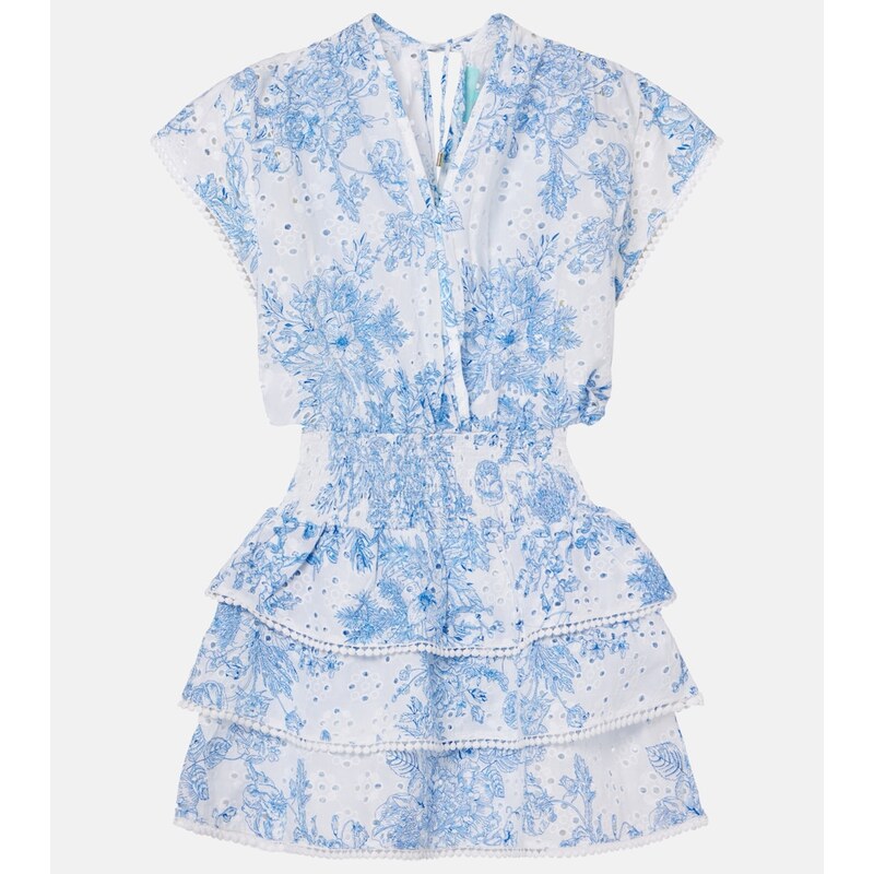 Melissa Odabash Jess broderie anglaise cotton minidress