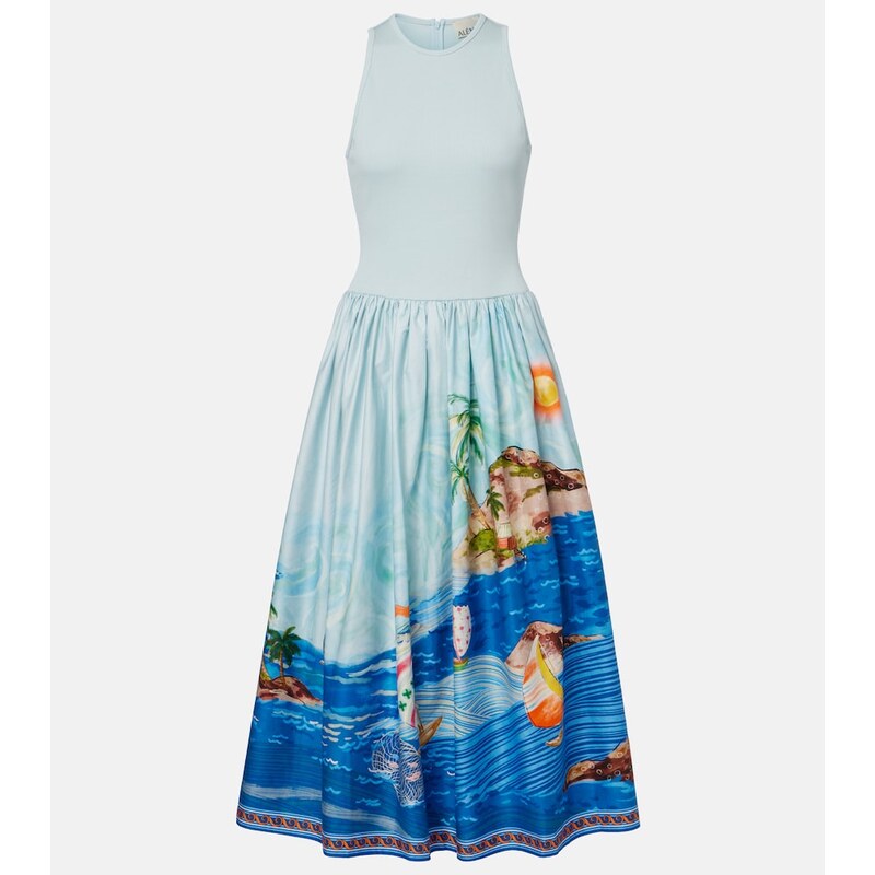 Alemais AlÃmais Printed cotton midi dress