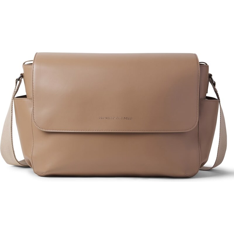 Brunello Cucinelli Kids Leather diaper bag