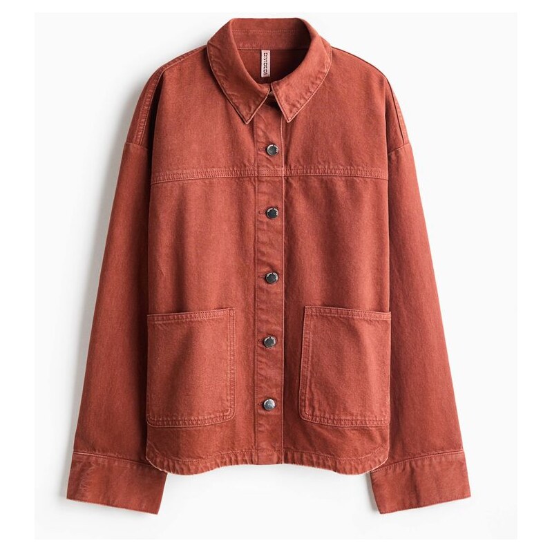 H&M - Keprová košilová bunda - béžová 114804982