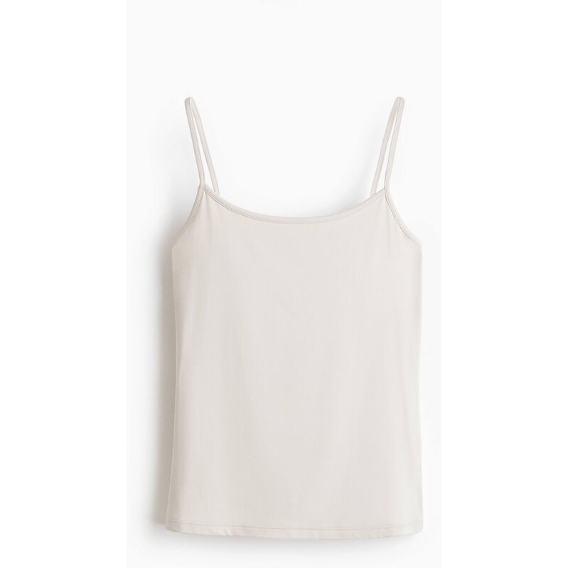 H&M - Tílko z mikrovlákna - Světle Béžová