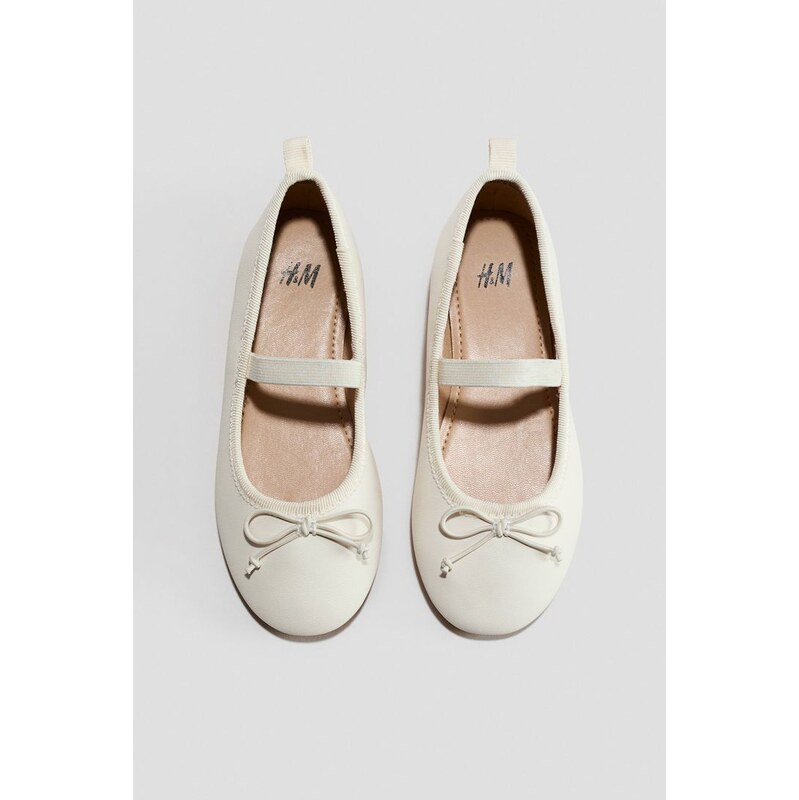H&M - Balerínky - bílá 114805177