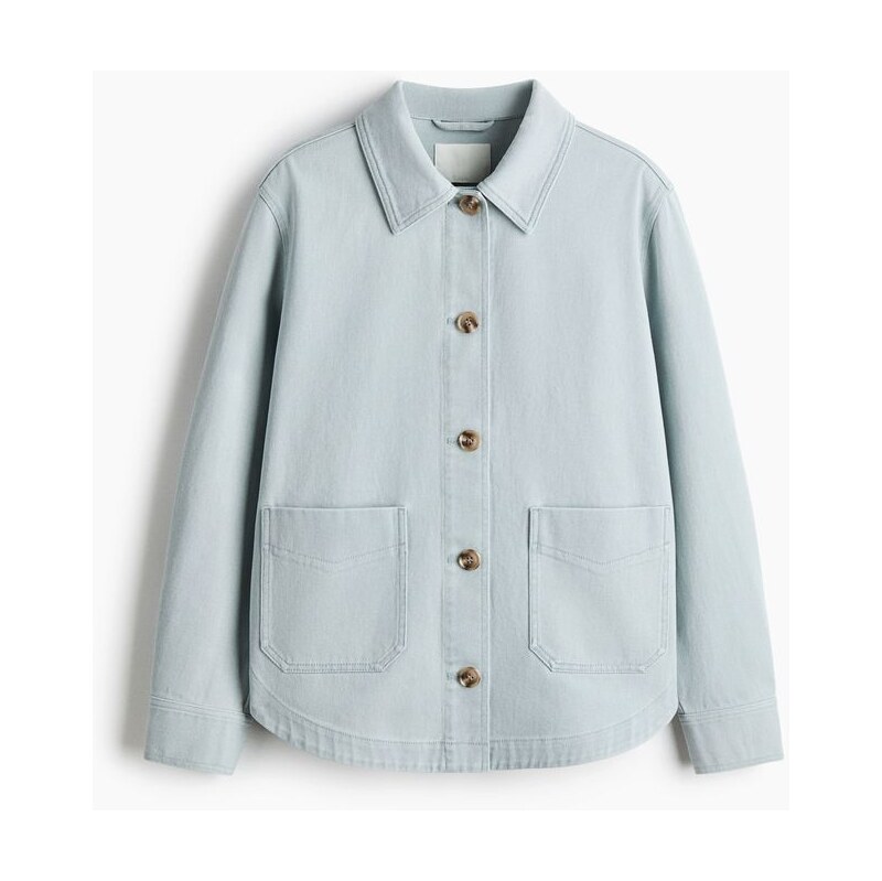 H&M - Košilová bunda - tyrkysová 114805204