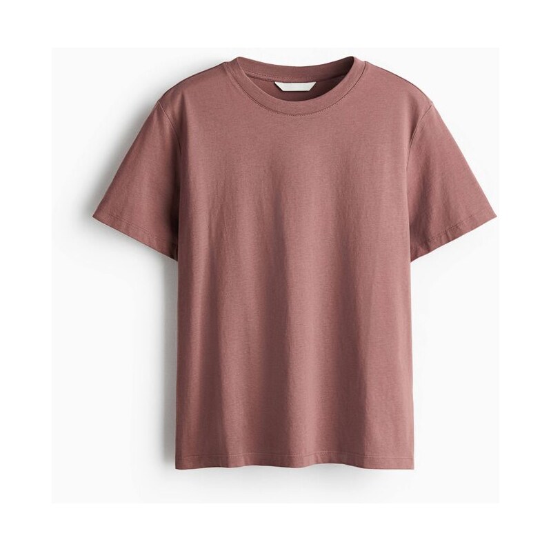 H&M - Bavlněné tričko - růžová 114805267