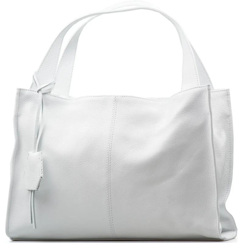 Blaire Kožená shopper kabelka Venice bílá 114805408