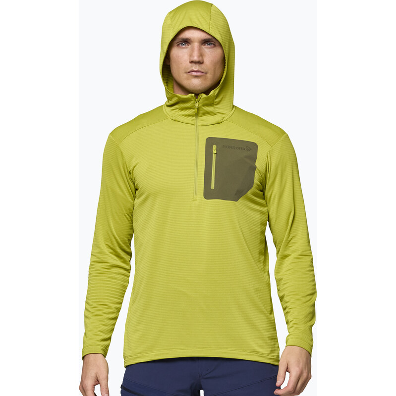 Pánská trekingová mikina NORRONA Falketind Warm1 Hood golden
