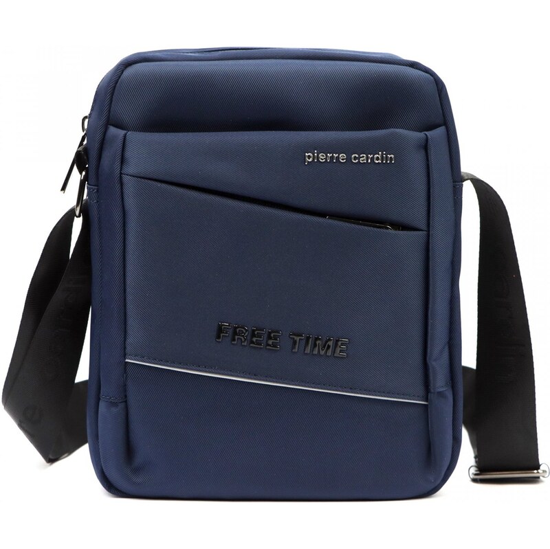 Moderní pánská textilní crossbody taška Pierre Cardin Levon,